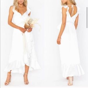 Show Me Your Mumu Samantha Ruffled Wrap Dress NWT